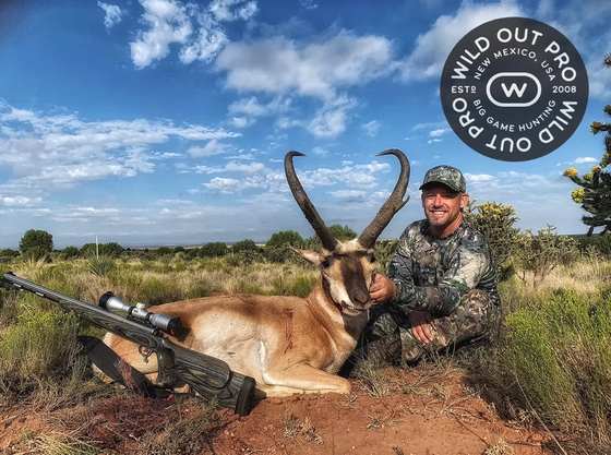 Pronghorn antelope taken on a guided New Mexico hunt with Wild Out Pro