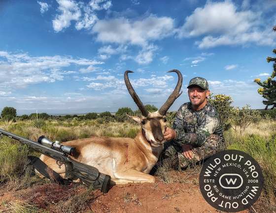 Pronghorn antelope taken on a guided New Mexico hunt with Wild Out Pro