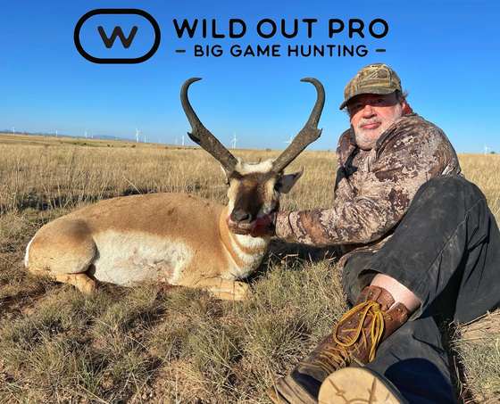 Pronghorn antelope taken on a guided New Mexico hunt with Wild Out Pro