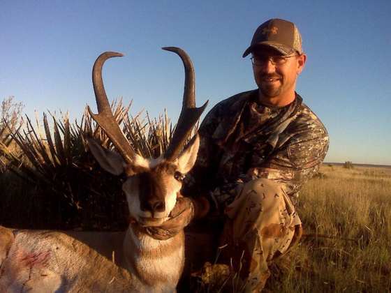 Pronghorn antelope taken on a guided New Mexico hunt with Wild Out Pro