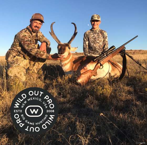 Pronghorn antelope taken on a guided New Mexico hunt with Wild Out Pro
