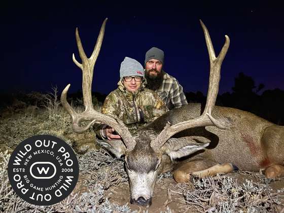 Mule deer and coues deer taken on guided New Mexico hunts with Wild Out Pro